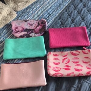 ipsy Stylish Women's Makeup Bags Set Of Five